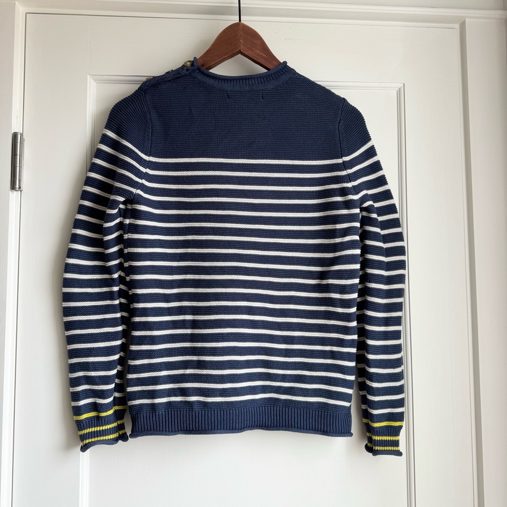 Mini Boden cotton striped sweater Size 13-14yrs.